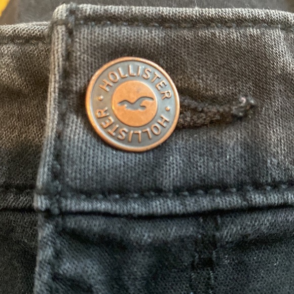 Hollister Black High Rise High Waisted High Waist Leggings Skinny Jeans Sz 7R/28 - Picture 4 of 14